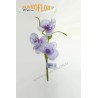 Fiore Orchidea Lilla Tralcio 15cm 3 Fiori con Boccioli