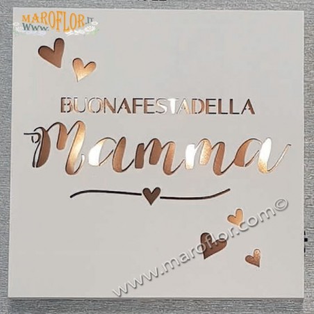 Bomboniera Claraluna 19L2 Pannello Quadretto Led Buona Festa Mamma