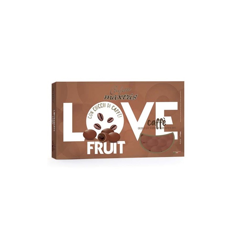 Confetti Maxtris Love Fruit Coffee con Chicco di Caffe ricoperto di...